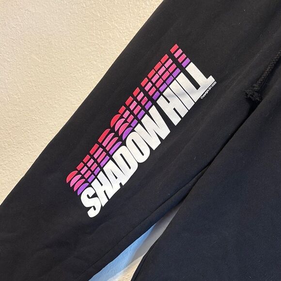 Shadow Hill Drawstring Waist Black Joggers Small - Picture 2 of 5